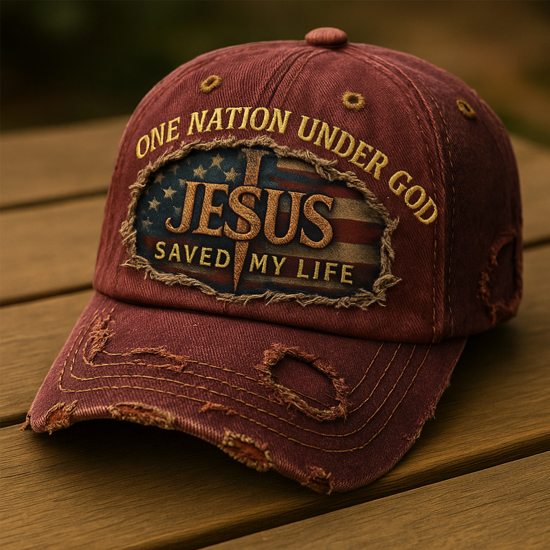 US Vintage Faith Printed Casual Hat