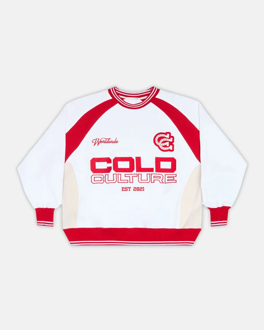 COWBOY VARSITY CREWNECK FIERY RED