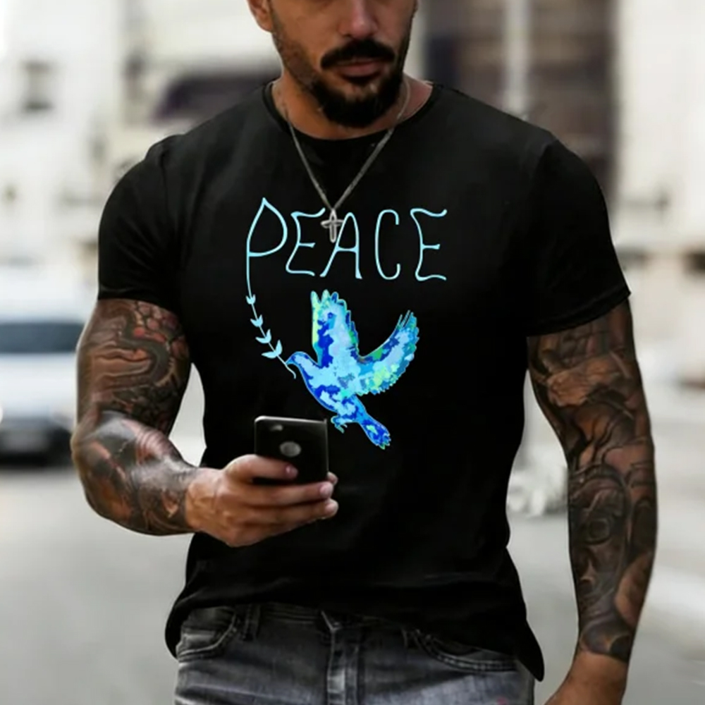 Peace Dove Art Print Short Sleeve