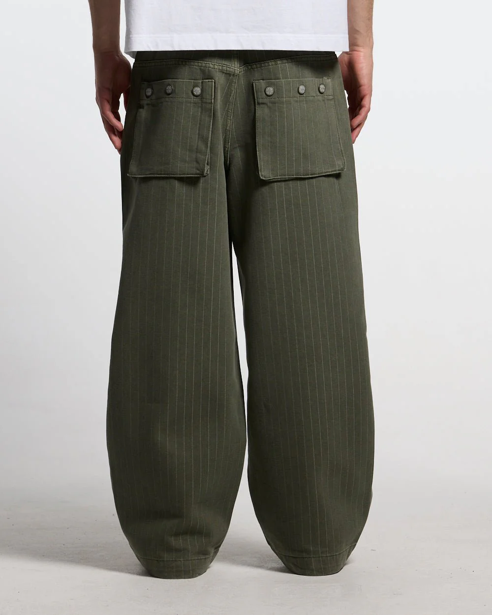 CASINO PANTS GREEN DENIM