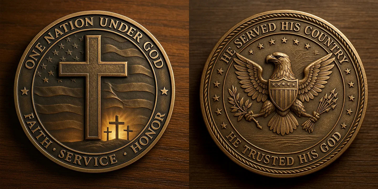 US Veteran Faith Commemorative Coin
