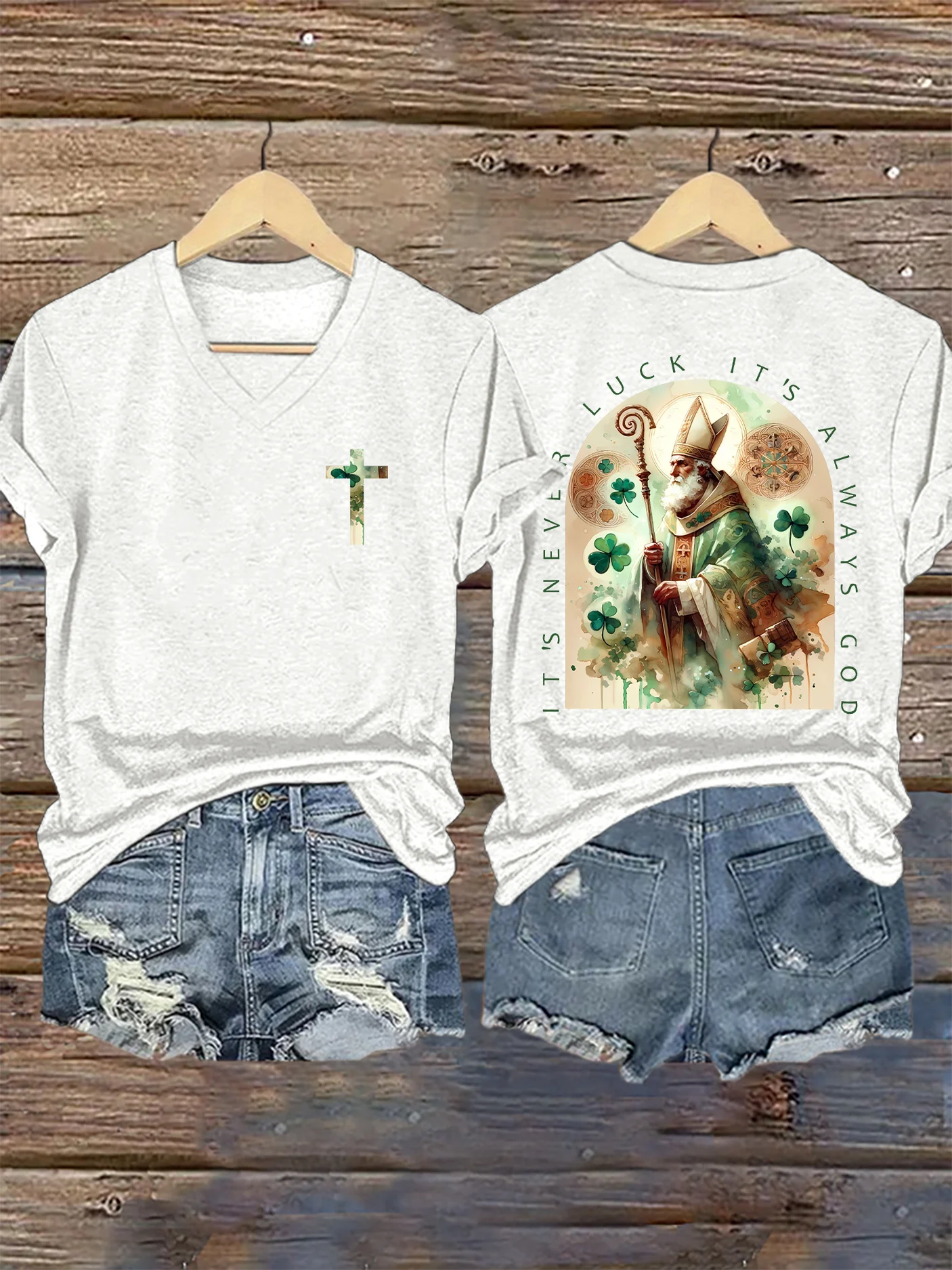 Women's Casual Printed Short-Sleeve T-Shirt