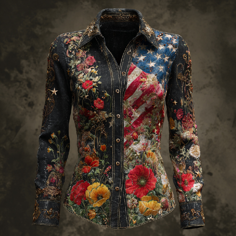 Women's US 250th Anniversary Casual Shirt