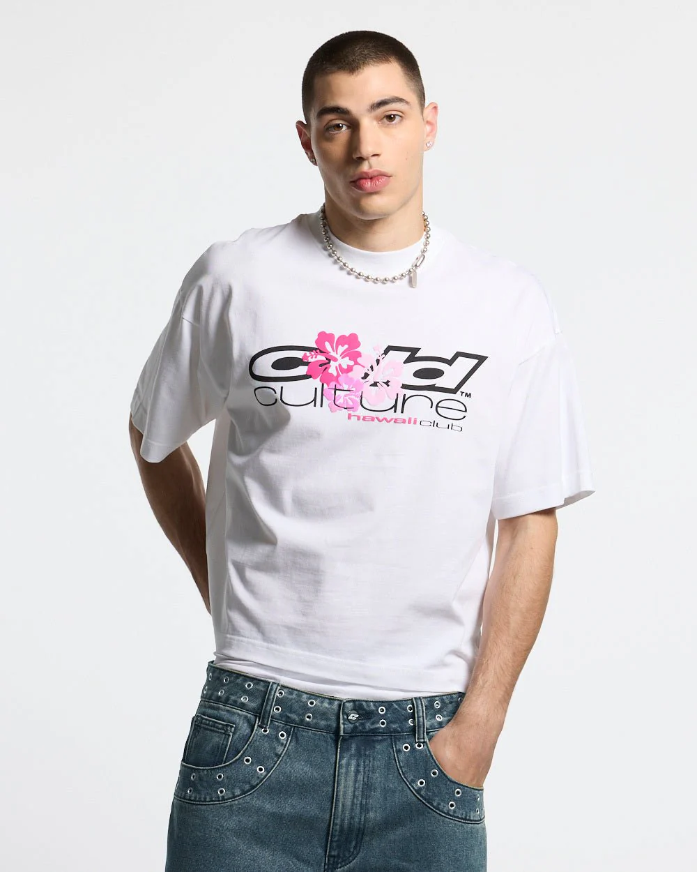 HAWAII CLUB TEE WHITE