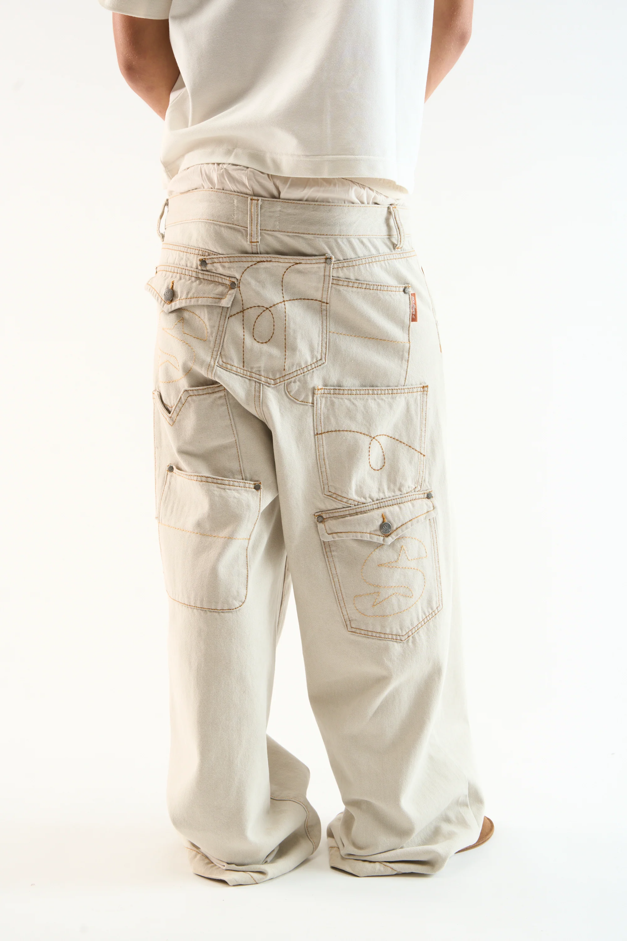 7Pocket Ecru Pants