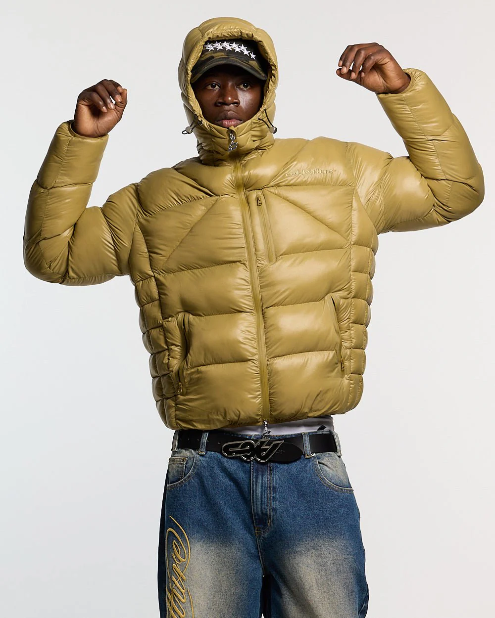 CLOUD ARMOUR PUFFER OLIVE GREEN