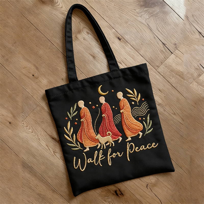 Walk For Peace Mission Journey Ecofriendly Tote Bag