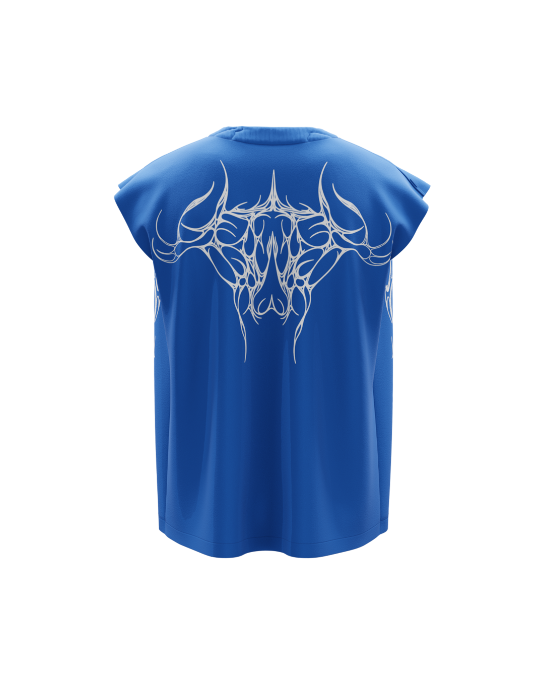 Lumina Royal Blue Boxy Unisex Vest