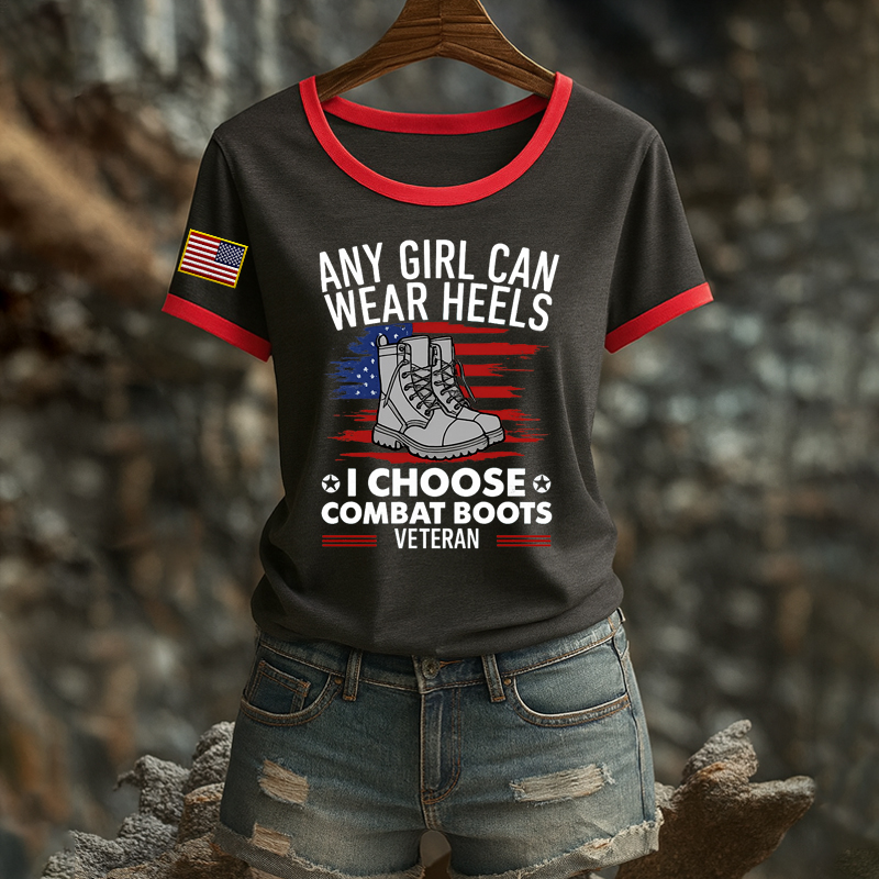 Women's Veteran Print T-Shirt