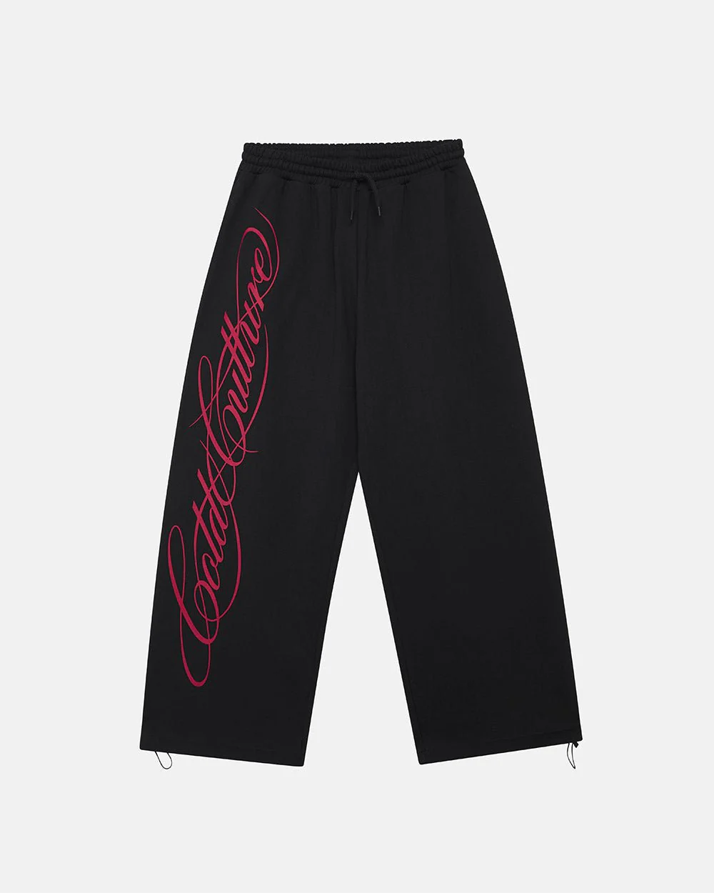 SCRIPT SWEATPANTS BLACK