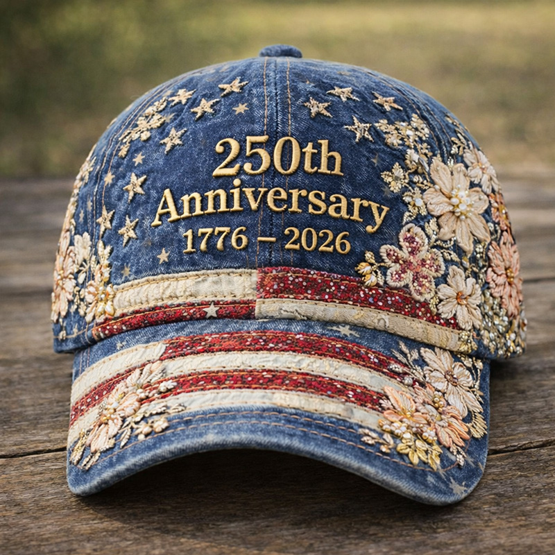 US Vintage Country Style 250th Anniversary Hat