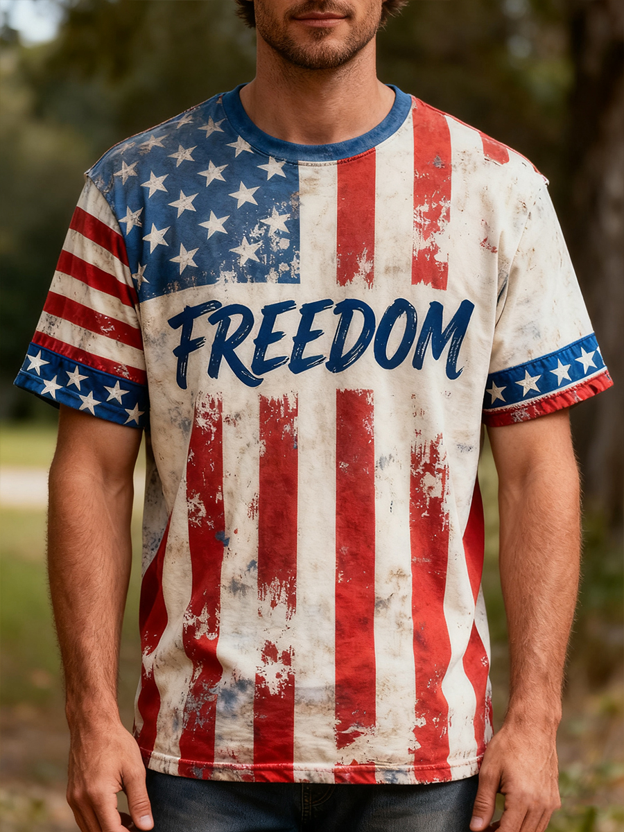 Men's FREEDOM Retro T-Shirt