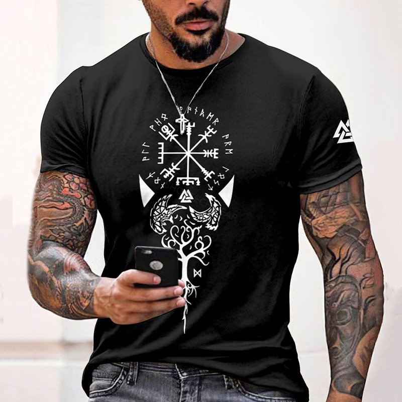 Men'S Viking Graphic T Shirt