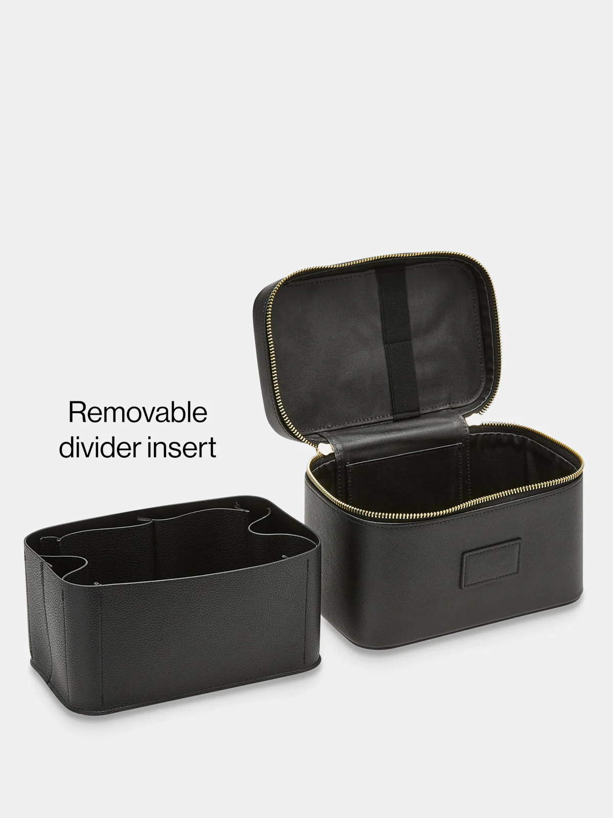 Double-Zip Closure Cosmetic Bag