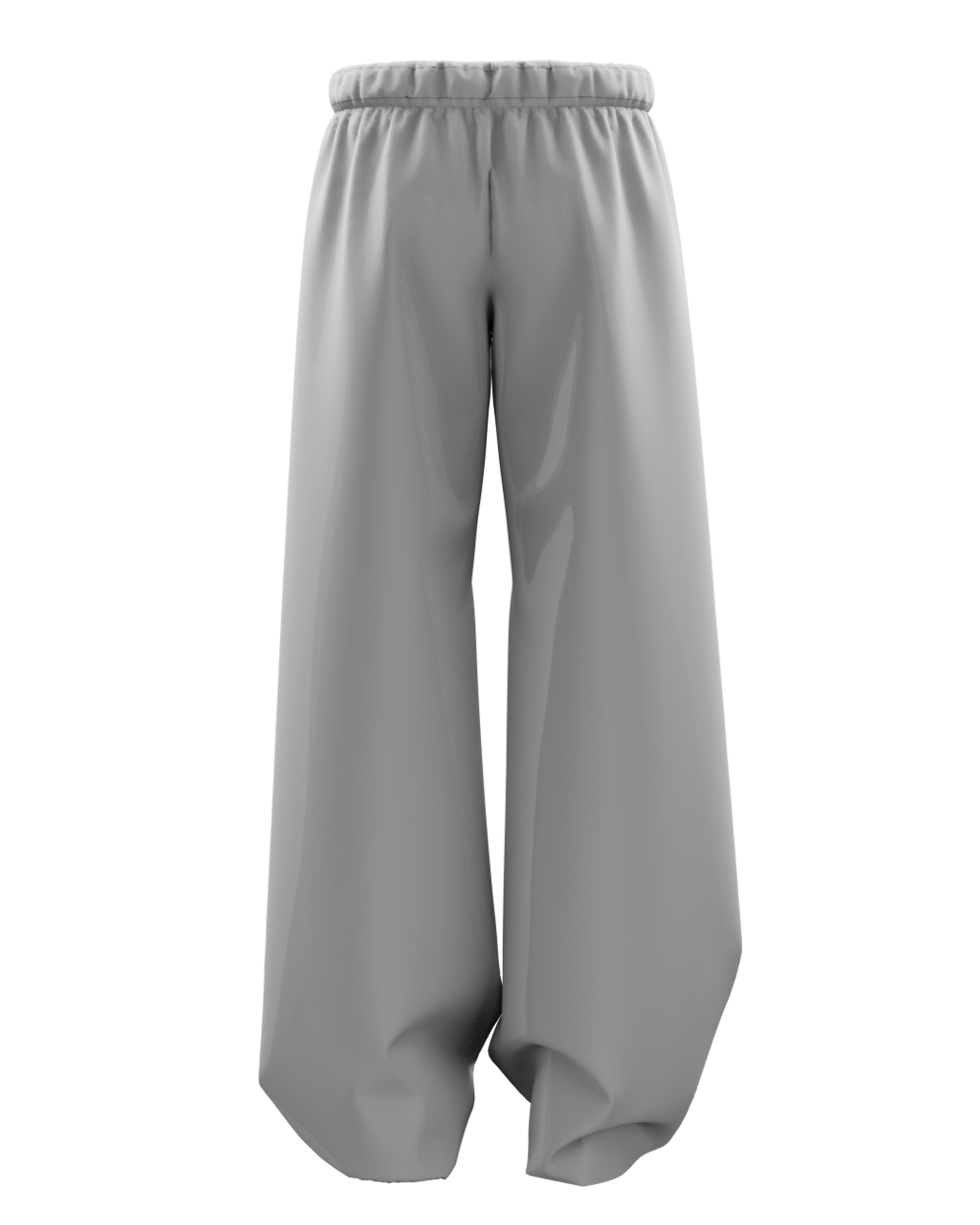 Shiro Unisex Grey Straight Fit Baggy Pants