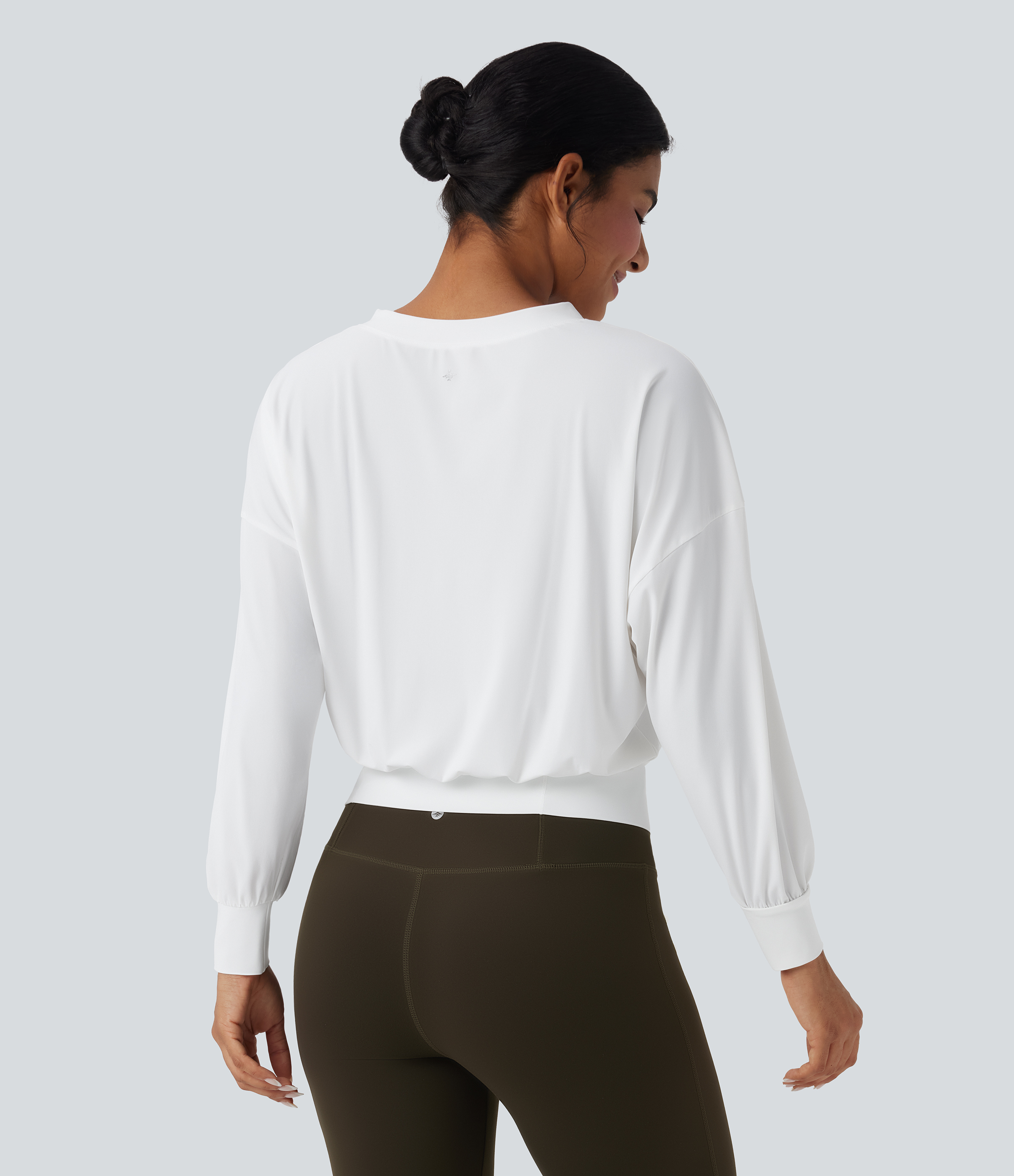 V-neck Oversized Quick Dry Yoga Sports Top