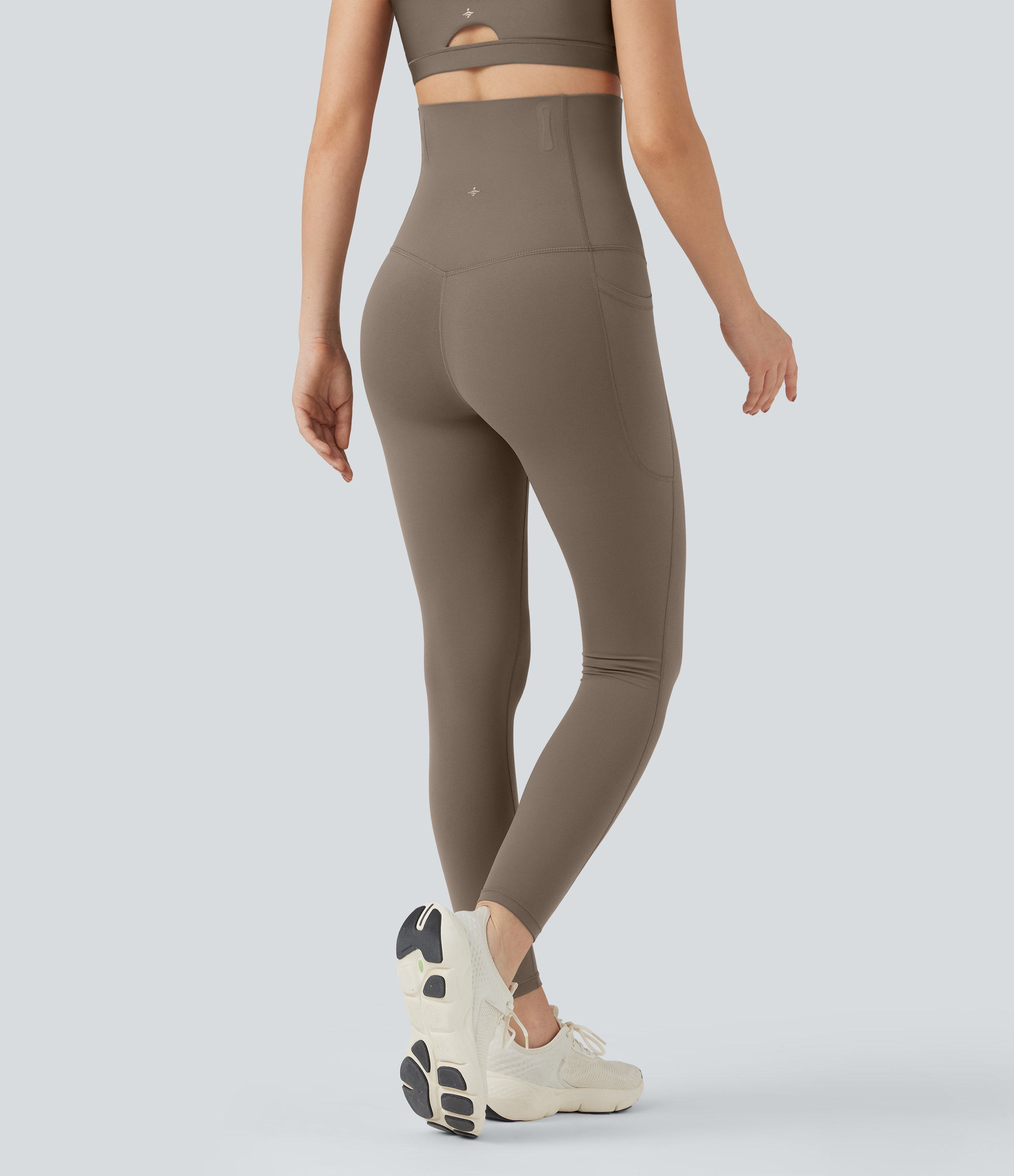 Halara UltraSculpt™ Super High Waisted Tummy Control Fishbone Shaping Training Leggings with Pockets