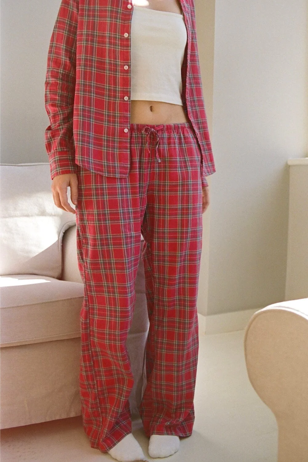 Noelia Plaid Pants