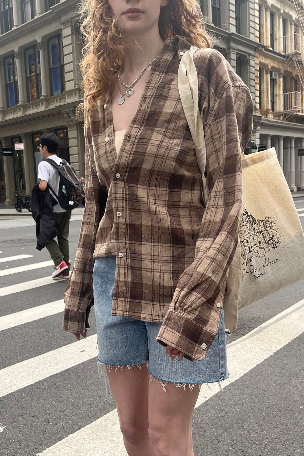 Hazel Flannel Top