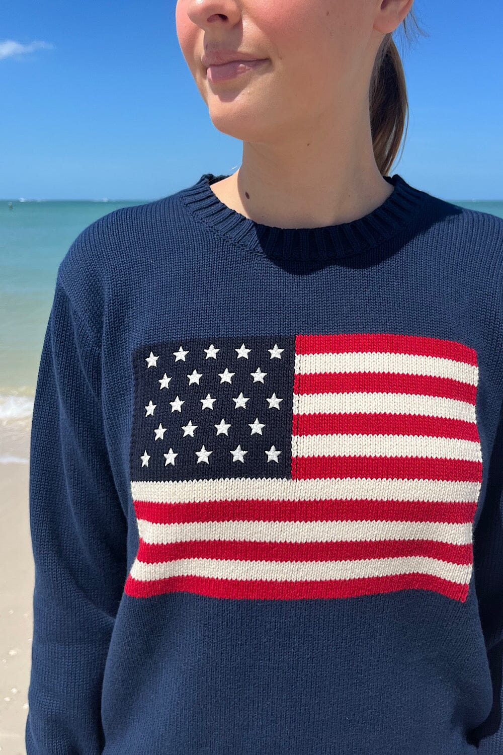 Nico American Flag Sweater