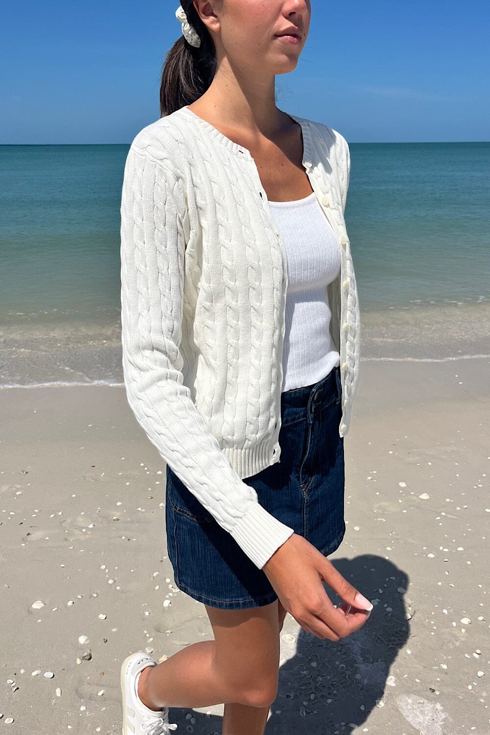 Amalie Cable Knit Cardigan