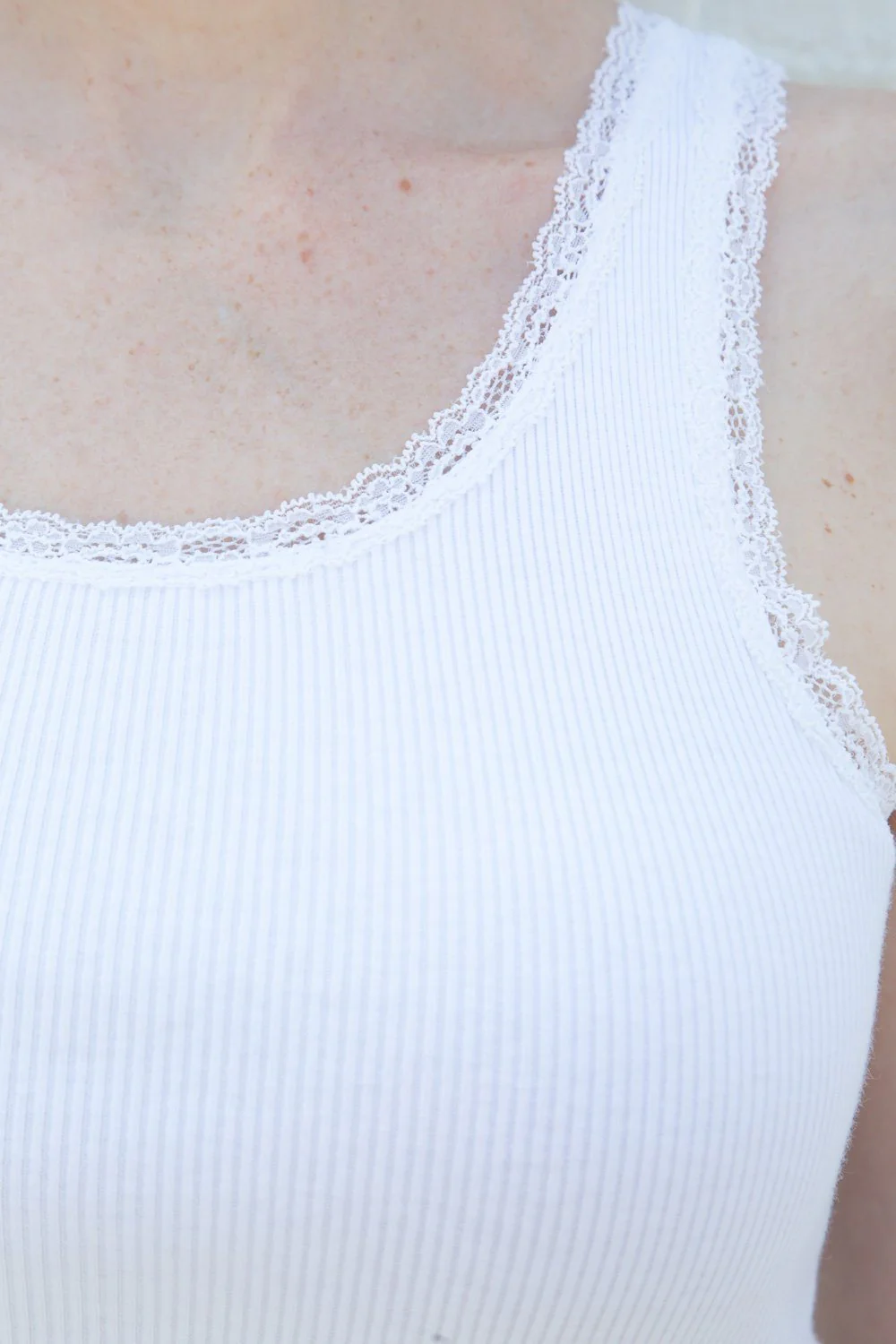 Ronnie Rib Lace Tank