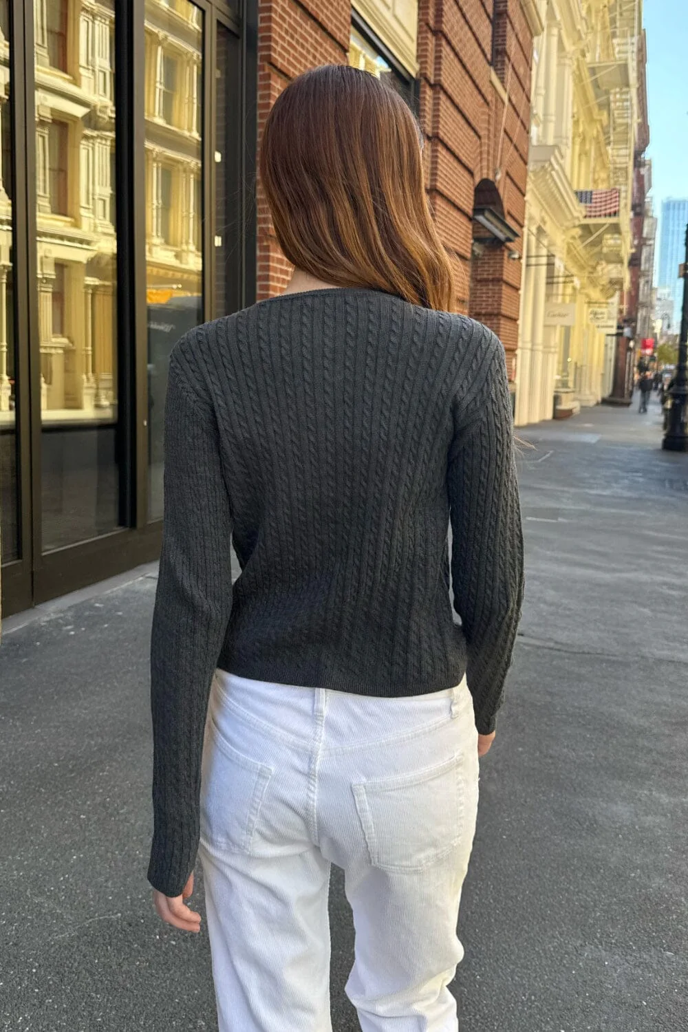 Zoe Cable Knit Cardigan