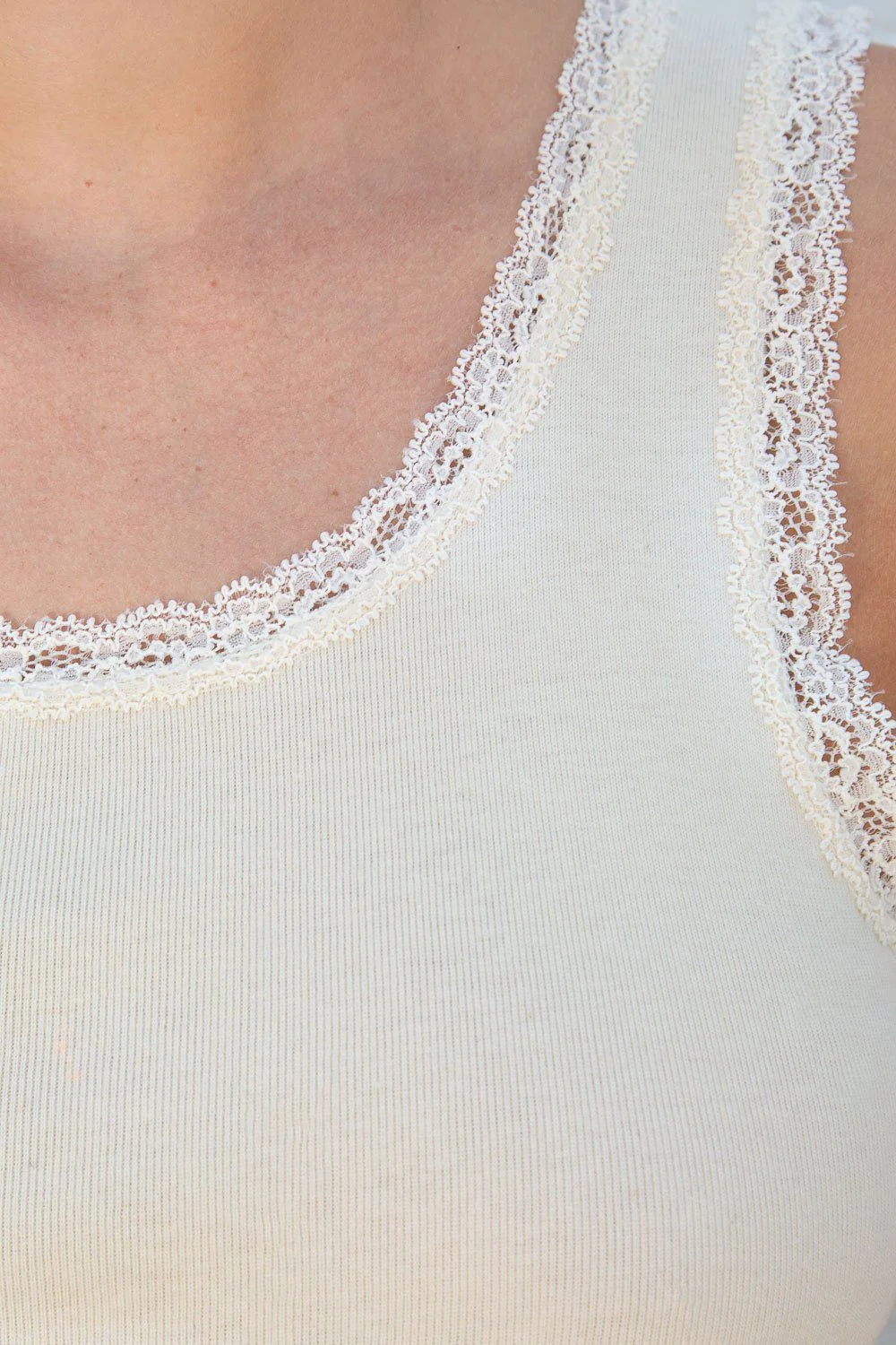 Ronnie Rib Lace Tank