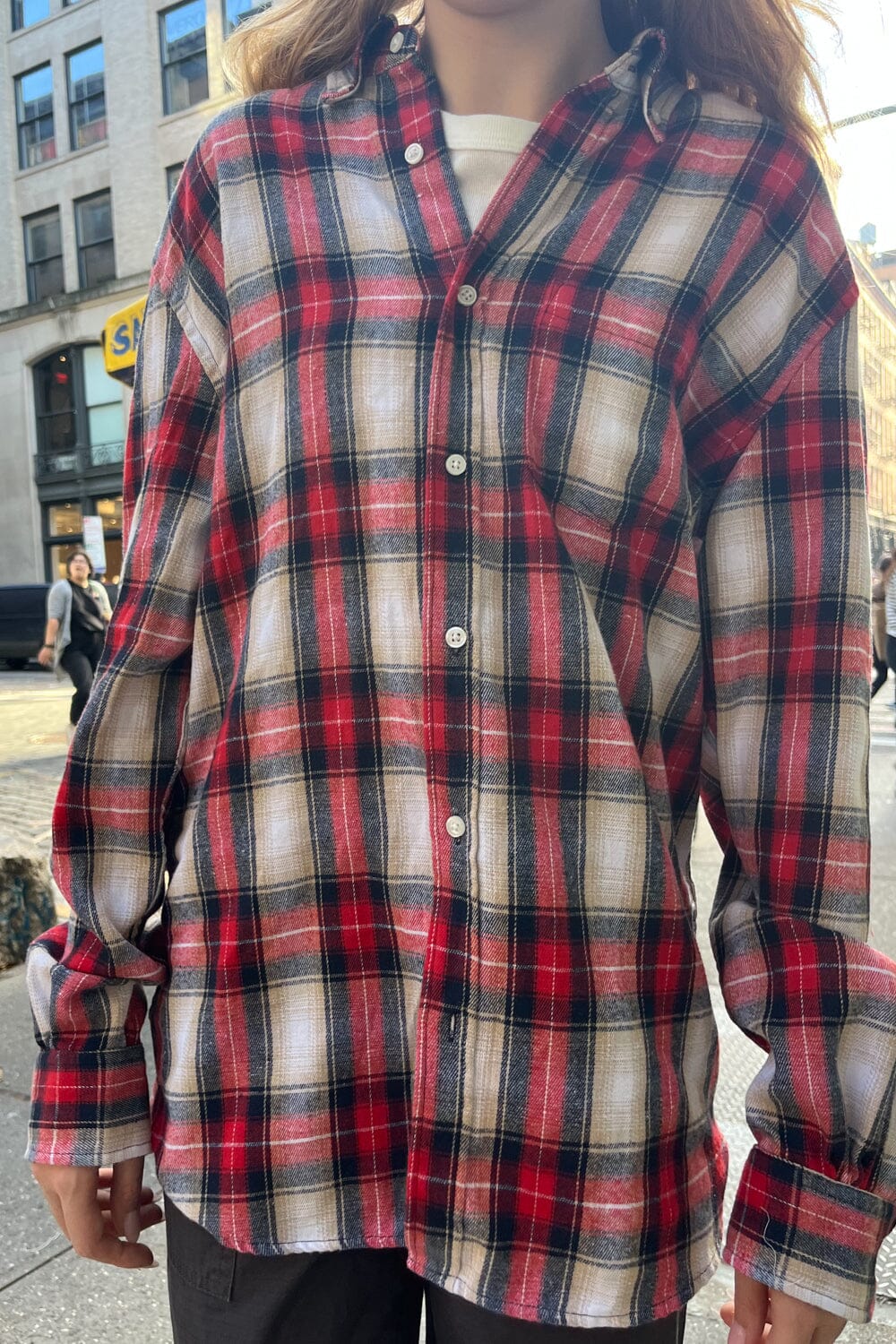 Hazel Flannel Top