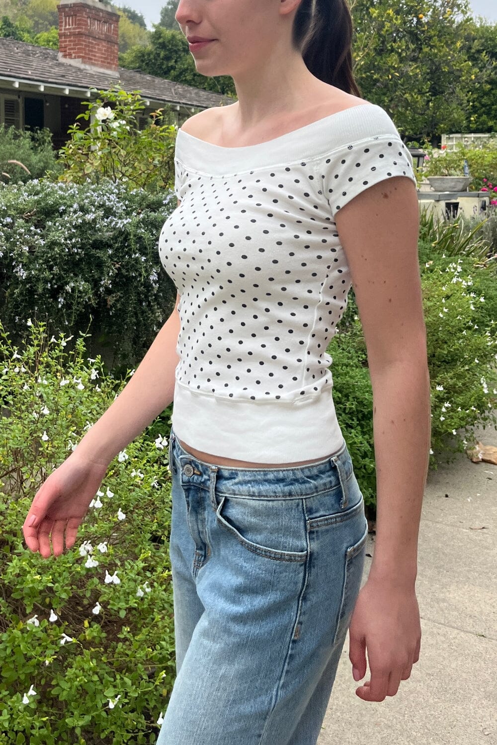Ginny Polka Dot Top