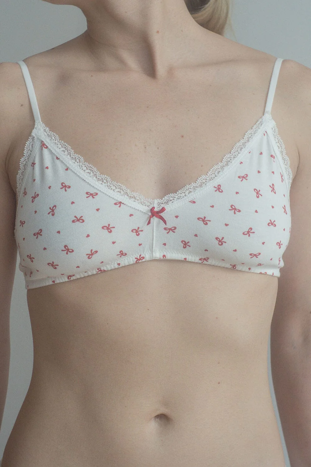 Bows & Heart Lace Bra
