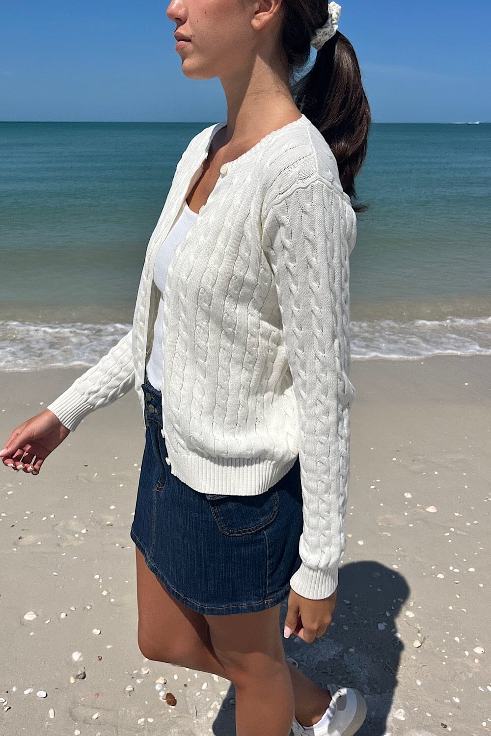 Amalie Cable Knit Cardigan