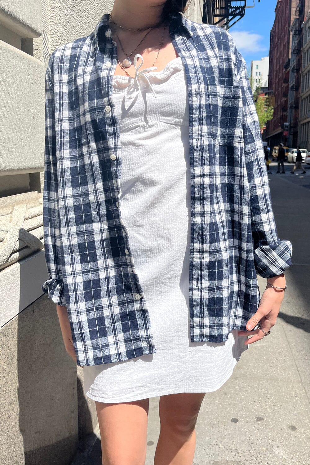 Hazel Flannel Top