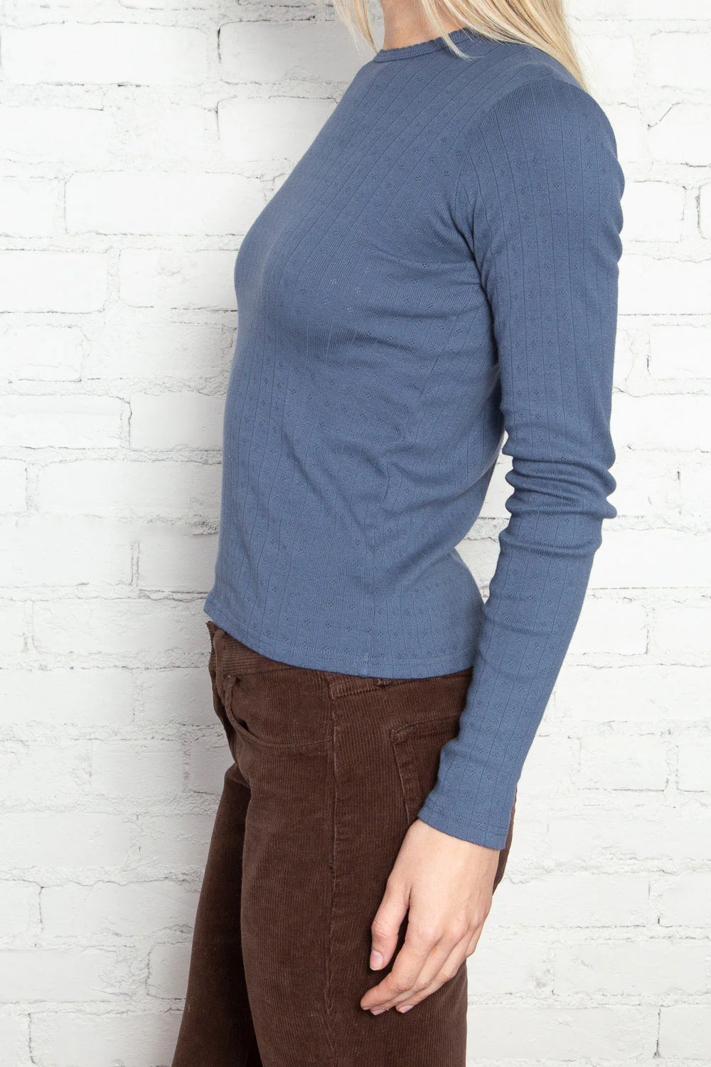 Leah Scallop Eyelet Top