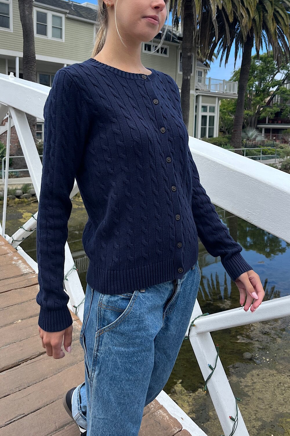 Amalie Cable Knit Cardigan