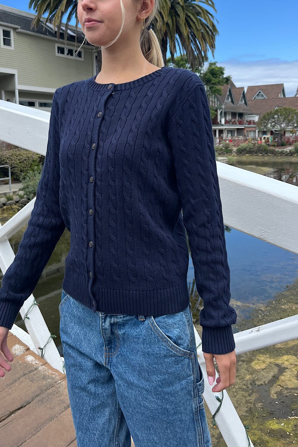 Amalie Cable Knit Cardigan