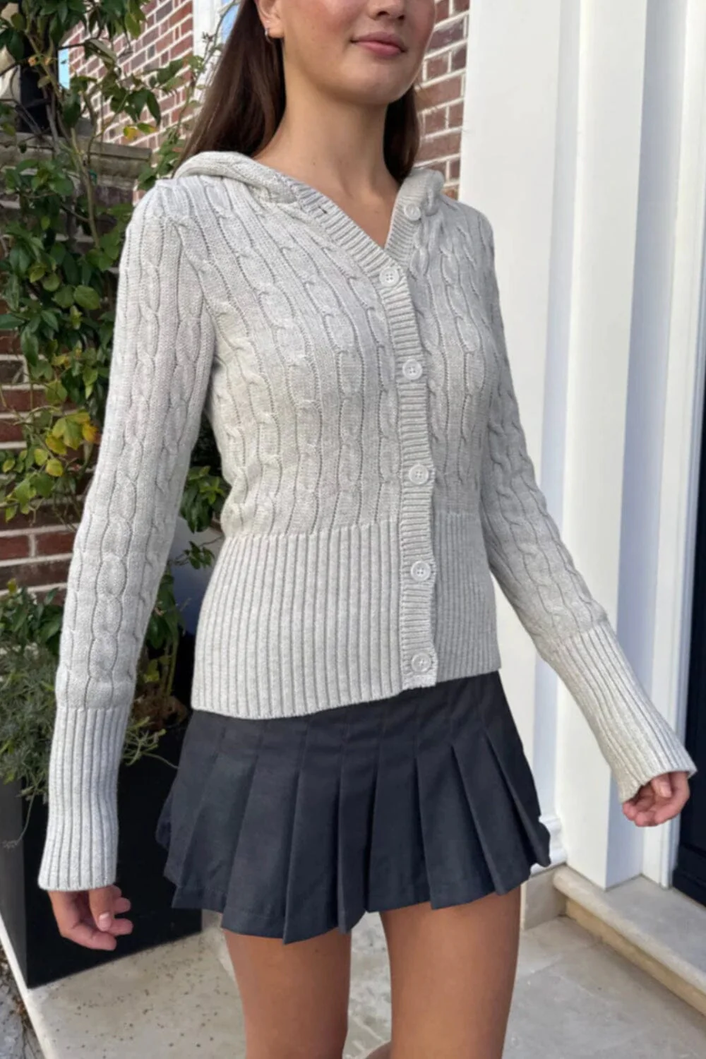 Aura Cable Knit Cardigan