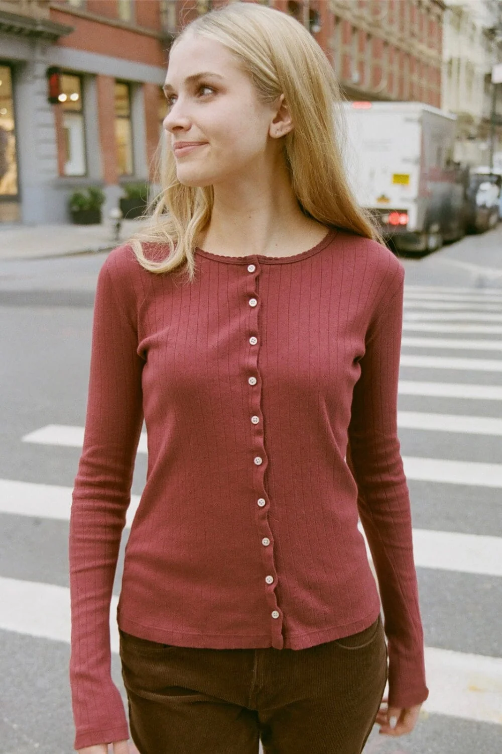 Zelly Eyelet Top
