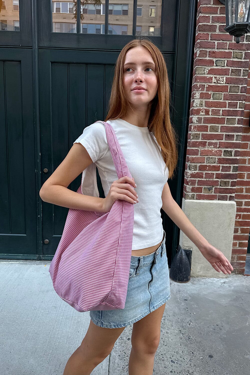 Checkered Shoulder Bag