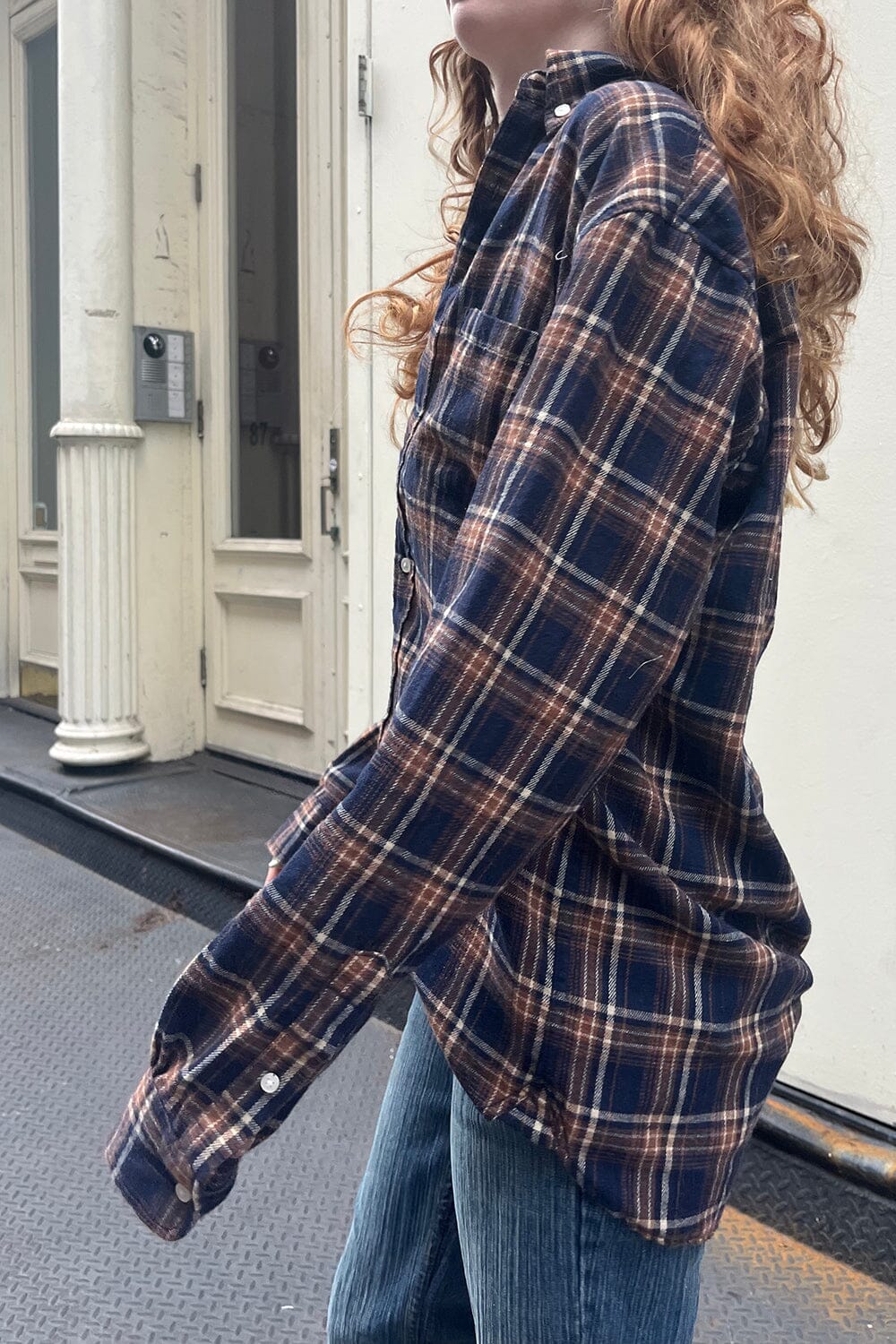 Hazel Flannel Top
