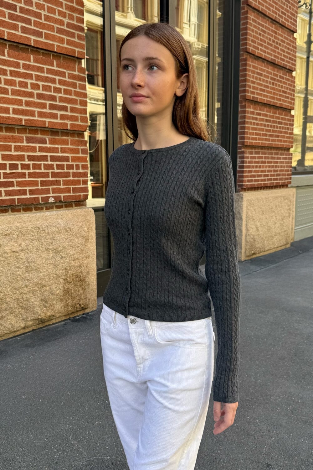 Zoe Cable Knit Cardigan