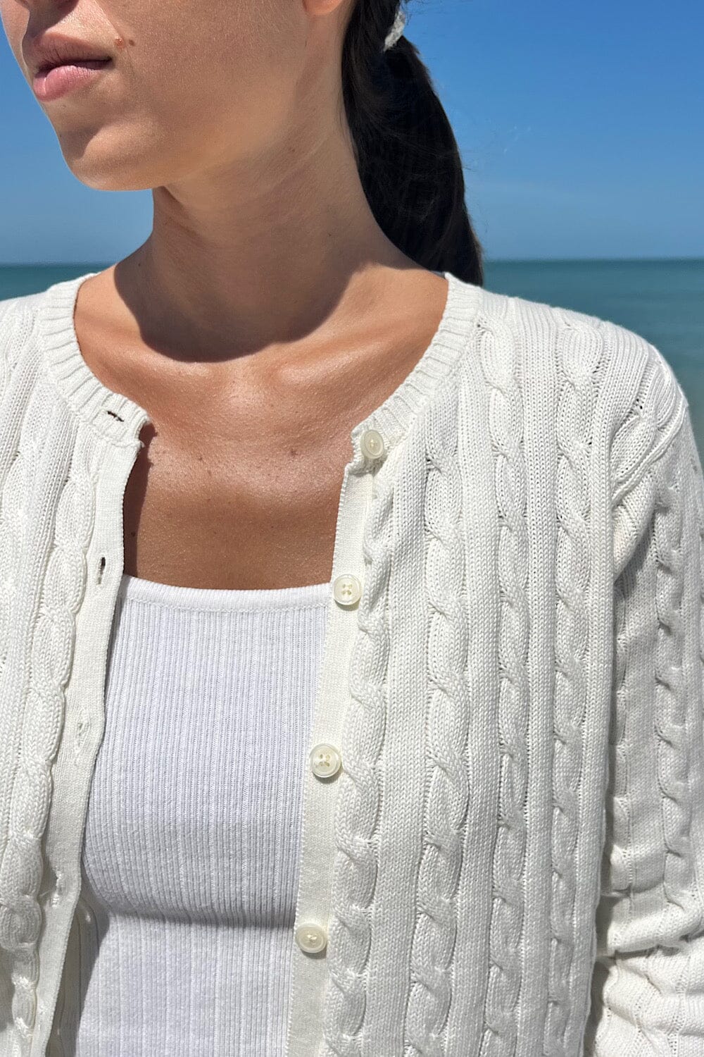 Amalie Cable Knit Cardigan