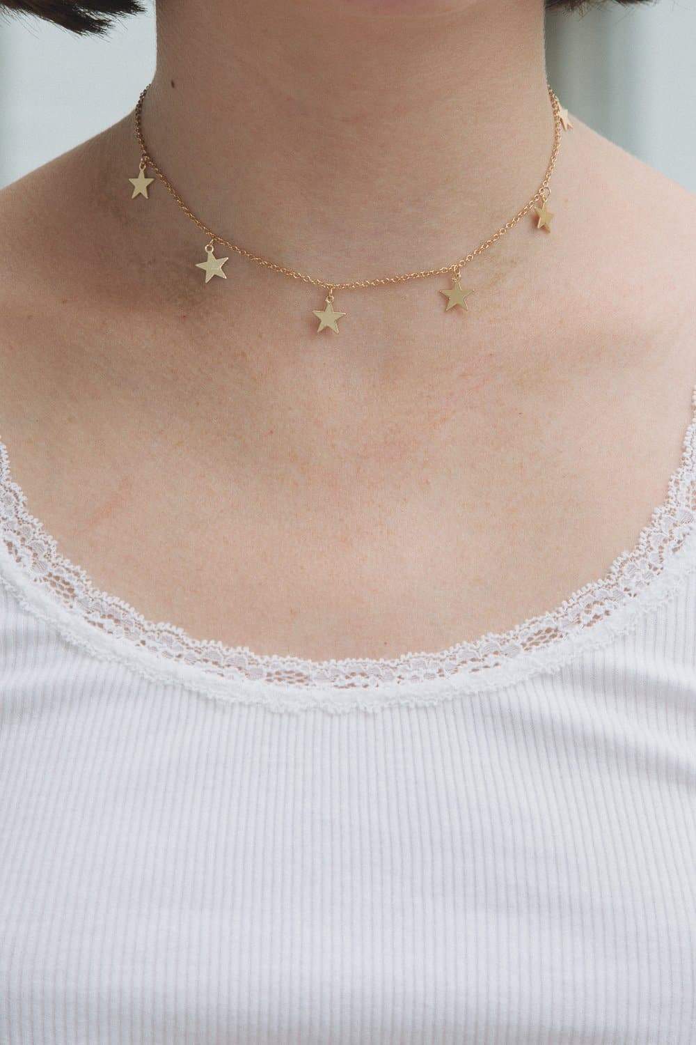 Stars Charm Choker
