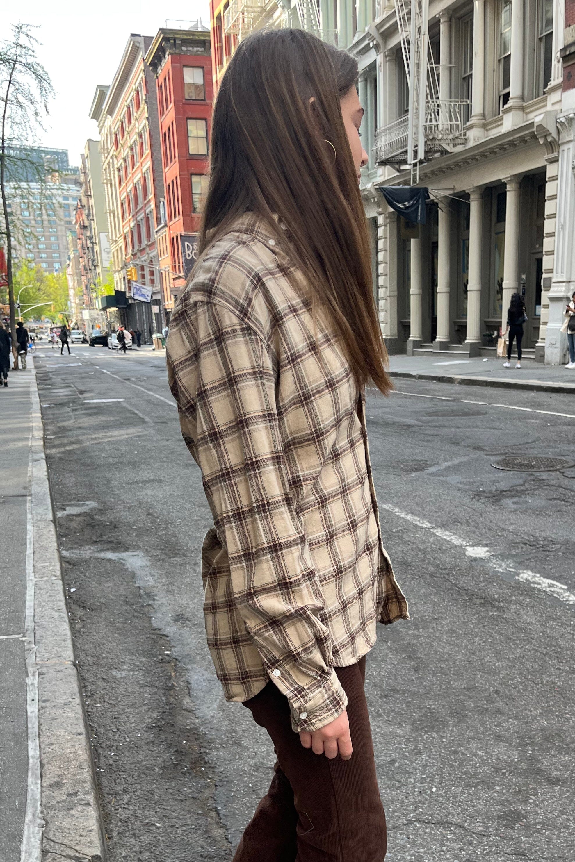 Hazel Flannel Top