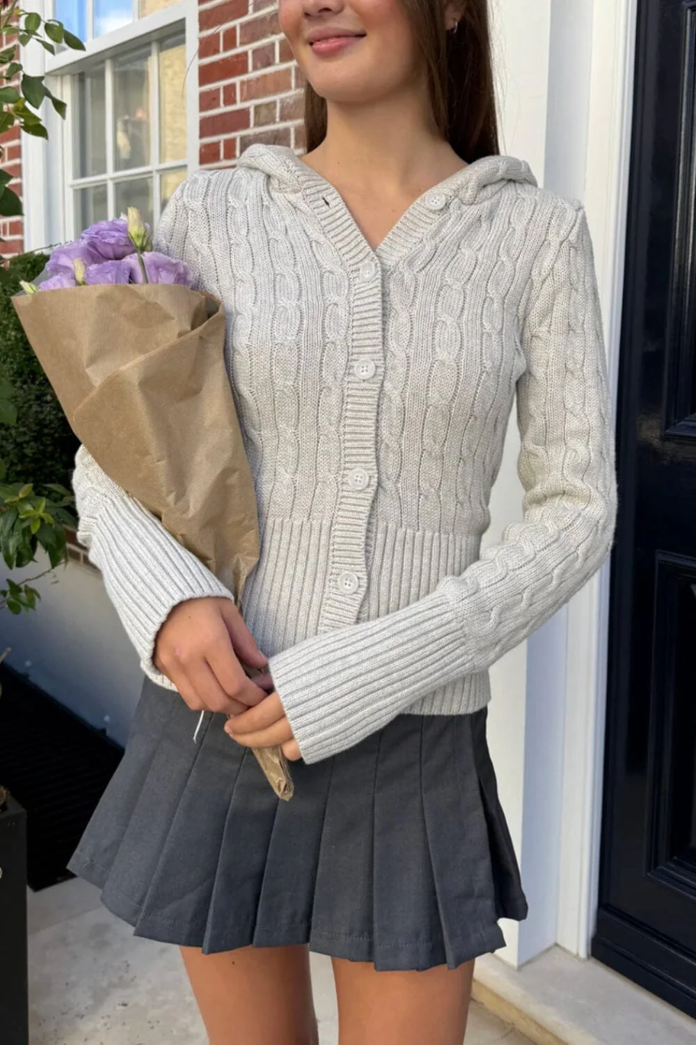Aura Cable Knit Cardigan