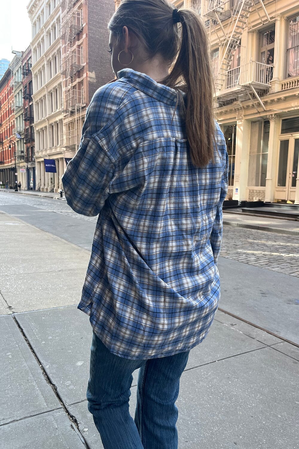 Hazel Flannel Top