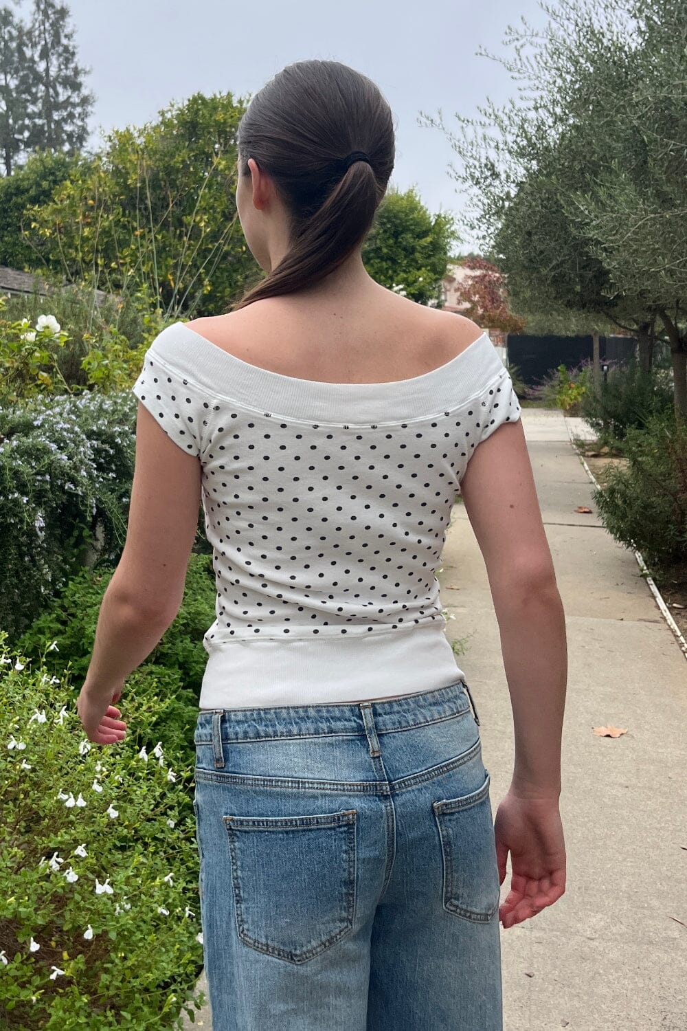 Ginny Polka Dot Top