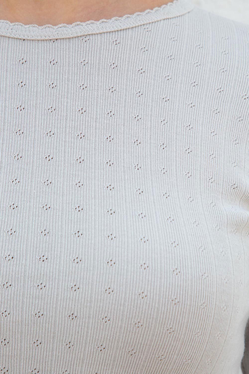 Leah Scallop Eyelet Top