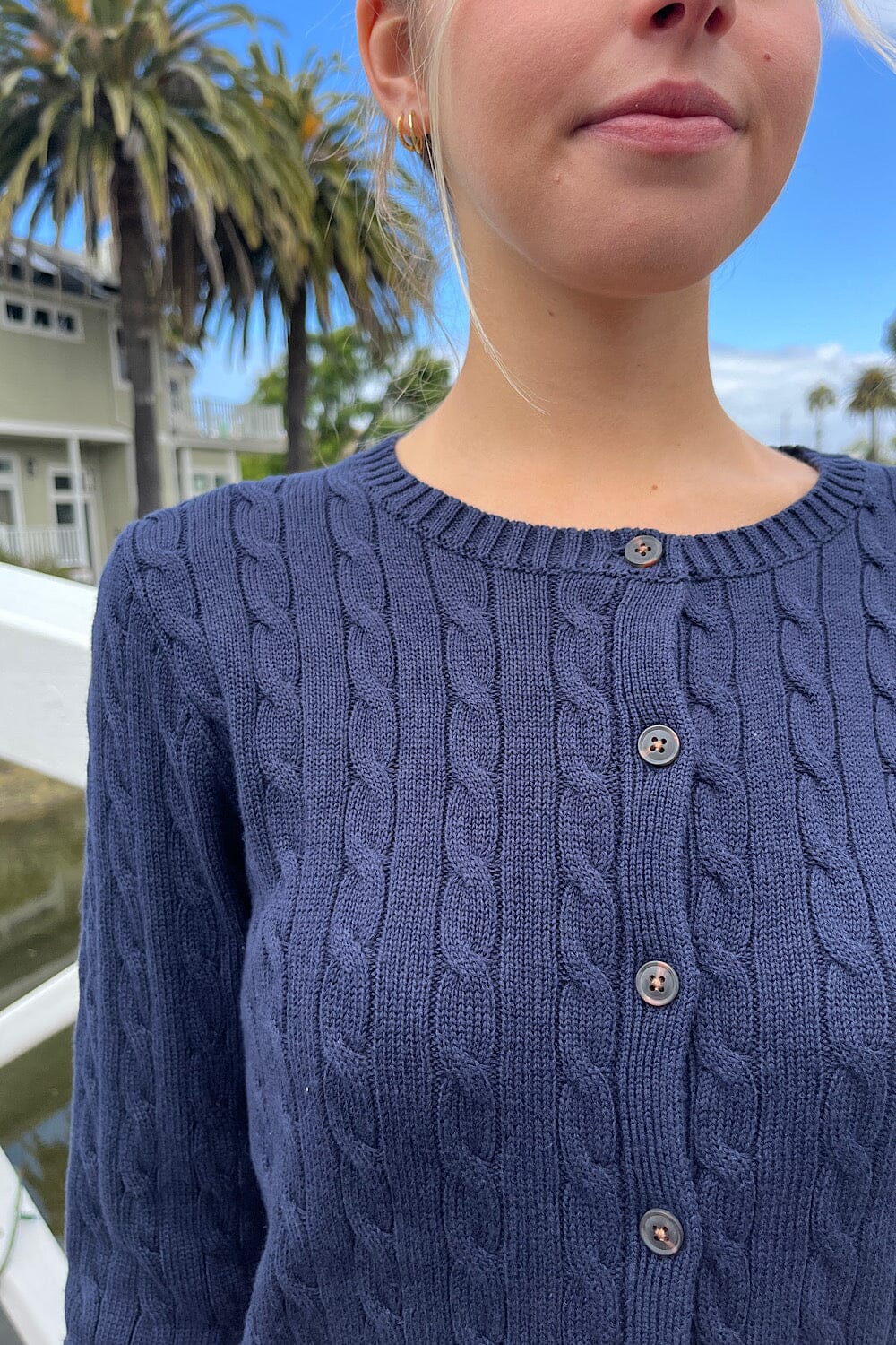 Amalie Cable Knit Cardigan