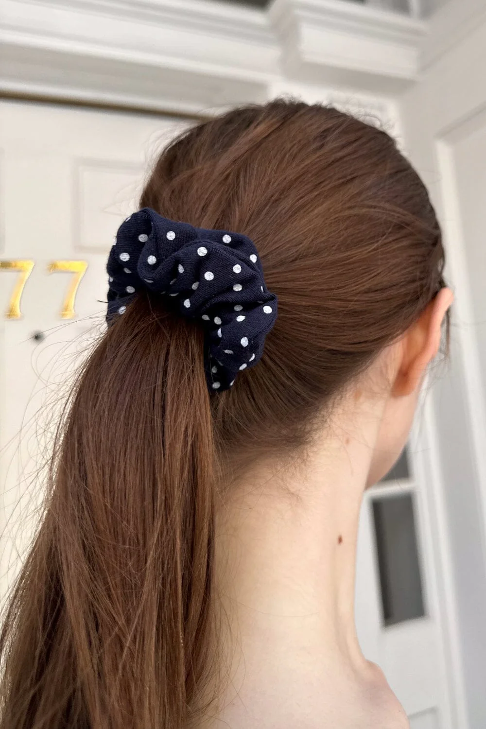 Polka Dot Scrunchie